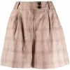 12 STOREEZ Short à Carreaux Femme