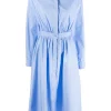 12 STOREEZ Robe-chemise En Coton Biologique LIGHT BLUE