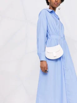 12 STOREEZ Robe-chemise En Coton Biologique LIGHT BLUE -12 STOREEZ Soldes Magasin 16841237 33605385 600