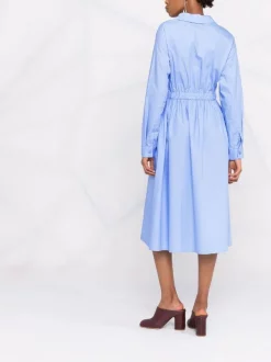 12 STOREEZ Robe-chemise En Coton Biologique LIGHT BLUE -12 STOREEZ Soldes Magasin 16841237 33606677 600