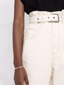 12 STOREEZ Jean à Taille Ceinturée Femme -12 STOREEZ Soldes Magasin 16841238 33604779 600