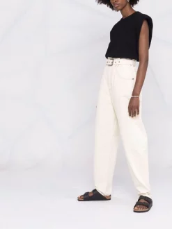 12 STOREEZ Jean à Taille Ceinturée Femme -12 STOREEZ Soldes Magasin 16841238 33604782 600