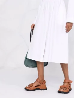 12 STOREEZ Robe-chemise Mi-longue En Coton Biologique Femme -12 STOREEZ Soldes Magasin 16841239 33603853 600