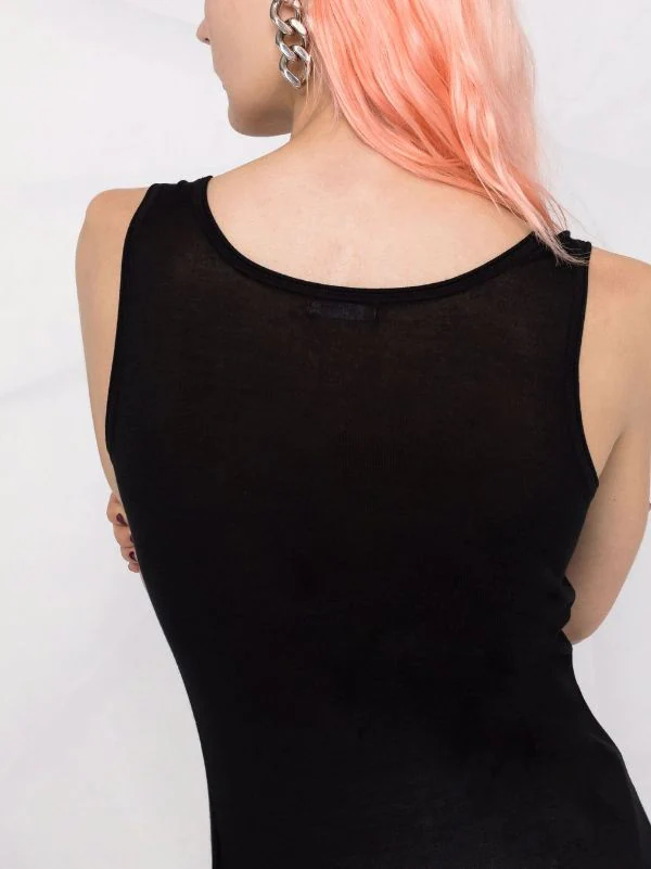 ( Positively Conscious ) 12 STOREEZ BLACK Débardeur à Encolure Arrondie Femme 3 ( Positively Conscious ) 12 STOREEZ BLACK Débardeur à Encolure Arrondie Femme – Image 3