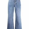 12 STOREEZ LIGHT BLUE Jean à Taille Haute Femme