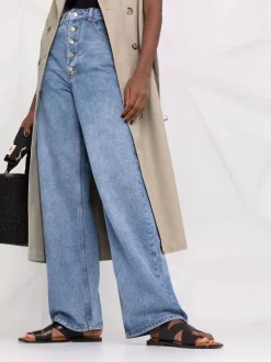 12 STOREEZ LIGHT BLUE Jean à Taille Haute Femme -12 STOREEZ Soldes Magasin 16841369 33615173 600