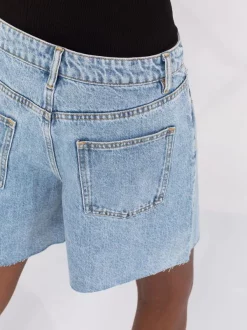 12 STOREEZ LIGHT BLUE Short à Bords Francs Femme -12 STOREEZ Soldes Magasin 16841585 33609860 600