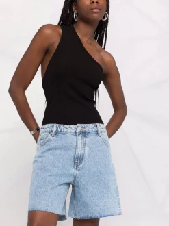 12 STOREEZ LIGHT BLUE Short à Bords Francs Femme -12 STOREEZ Soldes Magasin 16841585 33609863 600