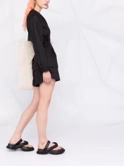 ( Positively Conscious ) 12 STOREEZ Ensemble Chemise-short En Lin BLACK -12 STOREEZ Soldes Magasin 16841590 33639955 600