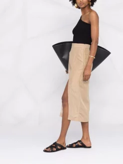 ( Positively Conscious ) 12 STOREEZ Jupe Fendue à Taille Haute Femme -12 STOREEZ Soldes Magasin 16842089 33639985 600