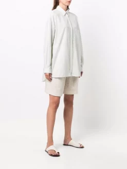 12 STOREEZ Light Green Chemise à Coupe Ample Femme -12 STOREEZ Soldes Magasin 16913891 33964764 600