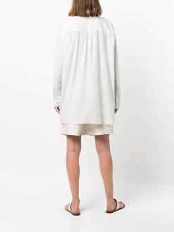 12 STOREEZ Light Green Chemise à Coupe Ample Femme -12 STOREEZ Soldes Magasin 16913891 33965193 600