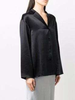 12 STOREEZ BLACK Chemise à Col Ouvert Femme -12 STOREEZ Soldes Magasin 16913892 33968704 600