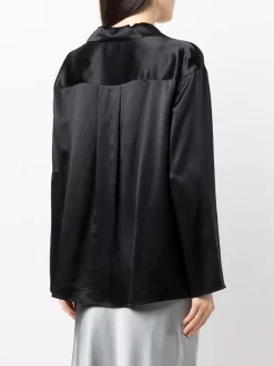 12 STOREEZ BLACK Chemise à Col Ouvert Femme -12 STOREEZ Soldes Magasin 16913892 33968708 600