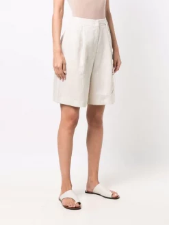 ( Positively Conscious ) 12 STOREEZ LIGHT BEIGE Short à Taille Nouée Femme -12 STOREEZ Soldes Magasin 16913897 33942869 600