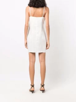 ( Positively Conscious ) 12 STOREEZ Robe-nuisette En Lin WHITE -12 STOREEZ Soldes Magasin 16913955 34016088 600