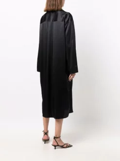 12 STOREEZ Robe-chemise à Fini Satiné Femme -12 STOREEZ Soldes Magasin 16914354 33964667 600