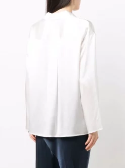 12 STOREEZ IVORY Chemise à Col Italien Femme -12 STOREEZ Soldes Magasin 16915029 33969451 600