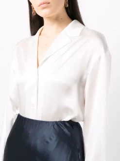 12 STOREEZ IVORY Chemise à Col Italien Femme -12 STOREEZ Soldes Magasin 16915029 33969457 600