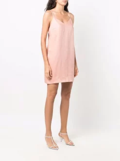 ( Positively Conscious ) 12 STOREEZ Robe-nuisette En Lin LIGHT CORAL -12 STOREEZ Soldes Magasin 16915068 34020448 600