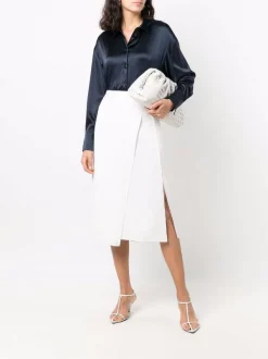 12 STOREEZ Jupe Portefeuille à Taille Haute IVORY -12 STOREEZ Soldes Magasin 16915069 34012956 600