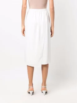 12 STOREEZ Jupe Portefeuille à Taille Haute IVORY -12 STOREEZ Soldes Magasin 16915069 34012957 600