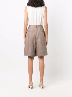 ( Positively Conscious ) 12 STOREEZ Bermuda à Rayures Femme -12 STOREEZ Soldes Magasin 16915070 34014739 600