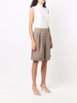 ( Positively Conscious ) 12 STOREEZ Bermuda à Rayures Femme -12 STOREEZ Soldes Magasin 16915070 34015210 600