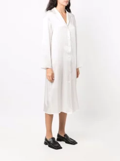 12 STOREEZ Robe-chemise En Soie à Manches Longues Femme -12 STOREEZ Soldes Magasin 16915072 34015262 600