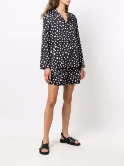 12 STOREEZ BLACK Ensemble Veste-short à Fleurs Femme -12 STOREEZ Soldes Magasin 16918758 34026406 600