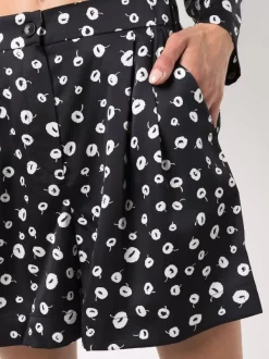 12 STOREEZ BLACK Ensemble Veste-short à Fleurs Femme -12 STOREEZ Soldes Magasin 16918758 34027603 600