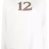 12 STOREEZ Sweat à Logo Imprimé IVORY