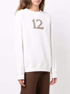 12 STOREEZ Sweat à Logo Imprimé IVORY -12 STOREEZ Soldes Magasin 16918759 34032439 600