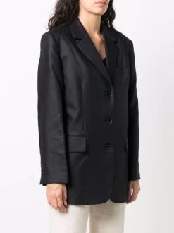 ( Positively Conscious ) 12 STOREEZ BLACK Blazer Oversize à Simple Boutonnage Femme -12 STOREEZ Soldes Magasin 16920094 34030851 600