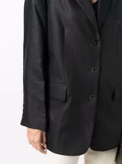 ( Positively Conscious ) 12 STOREEZ BLACK Blazer Oversize à Simple Boutonnage Femme -12 STOREEZ Soldes Magasin 16920094 34031823 600