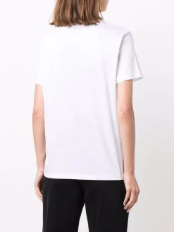 12 STOREEZ WHITE T-shirt à Col Rond Femme -12 STOREEZ Soldes Magasin 16962407 34201398 600