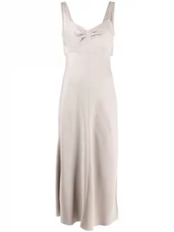 12 STOREEZ Robe-nuisette Ă Fronces Femme