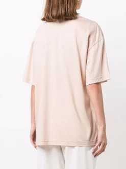 ( Positively Conscious ) 12 STOREEZ BEIGE T-shirt à Coupe Oversize Femme -12 STOREEZ Soldes Magasin 16962412 34200308 600