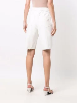 12 STOREEZ Short En Jean à Bords Francs IVORY -12 STOREEZ Soldes Magasin 16962420 34189402 600