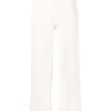 12 STOREEZ Pantalon Ample En Maille IVORY