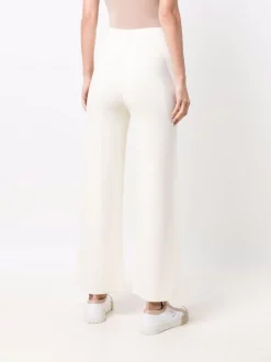 12 STOREEZ Pantalon Ample En Maille IVORY -12 STOREEZ Soldes Magasin 16962428 34194228 600