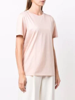12 STOREEZ BLUSH BEIGE T-shirt à Col Rond Femme -12 STOREEZ Soldes Magasin 16963181 34205303 600