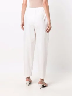 12 STOREEZ Pantalon à Taille élastiquée WHITE -12 STOREEZ Soldes Magasin 16963183 34185462 600