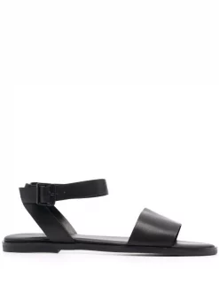 12 STOREEZ BLACK Sandales à Bride Cheville Femme