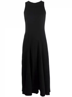 12 STOREEZ Robe à Ourlet Asymétrique Femme