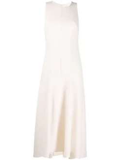 12 STOREEZ IVORY Robe Longue Asymétrique Femme