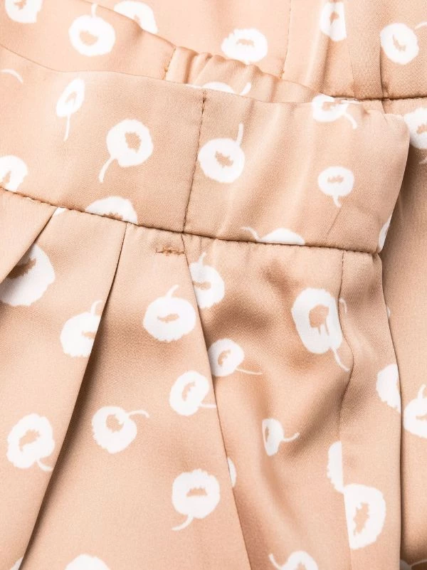 12 STOREEZ Ensemble Chemise-short à Fleurs BEIGE 3 12 STOREEZ Ensemble Chemise-short à Fleurs BEIGE – Image 3