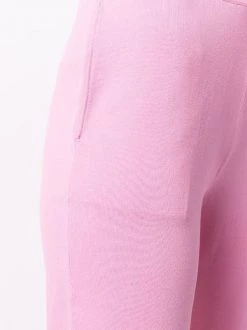 12 STOREEZ Pantalon Droit à Lien De Resserrage PINK -12 STOREEZ Soldes Magasin 17005878 34192644 600