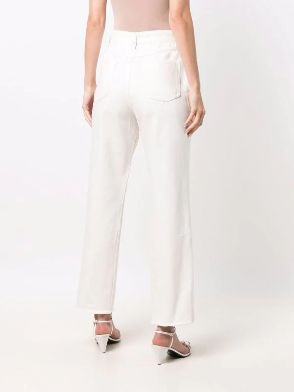 12 STOREEZ Jean Droit à Bords Francs Femme 4 12 STOREEZ Jean Droit à Bords Francs Femme – Image 4