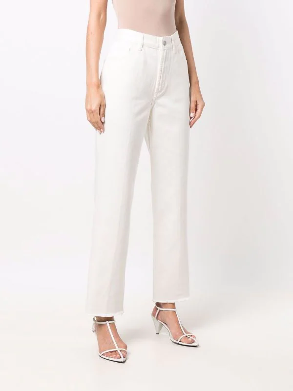 12 STOREEZ Jean Droit à Bords Francs Femme 3 12 STOREEZ Jean Droit à Bords Francs Femme – Image 3